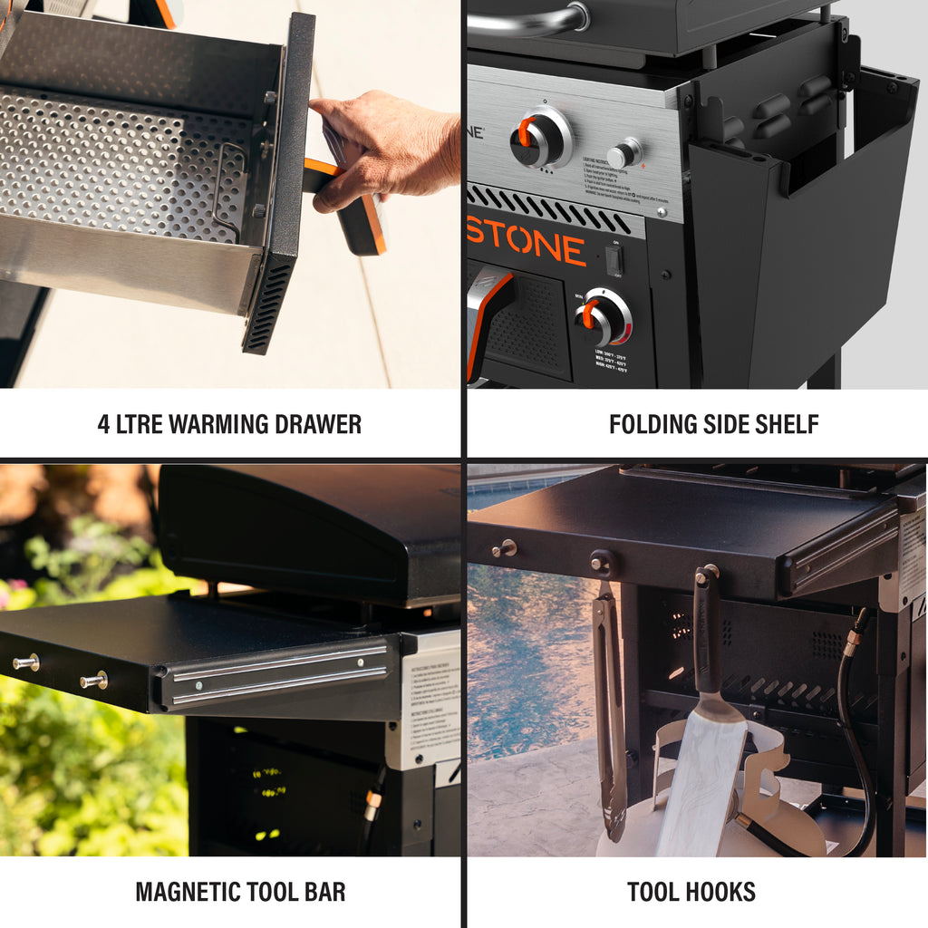 Blackstone 28" Griddle 2 Drawer Air Fryer