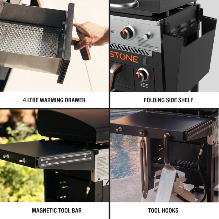 Blackstone 28" Griddle 2 Drawer Air Fryer